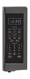 1.4 Cu. Ft. 1100w Black Stainless Steel Countertop Microwave Oven