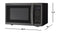 1.4 Cu. Ft. 1100w Black Stainless Steel Countertop Microwave Oven