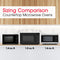 1.4 Cu. Ft. 1100w Black Countertop Microwave Oven
