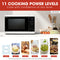 1.4 Cu. Ft. 1100w White Countertop Microwave Oven