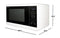 1.4 Cu. Ft. 1100w White Countertop Microwave Oven