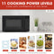 1.5 Cu. Ft. 900w Black Convection Countertop Microwave Oven