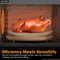 1.5 Cu. Ft. 900w White Convection Countertop Microwave Oven