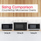 1.6 Cu. Ft. 1100w Stainless Steel Countertop Microwave Oven