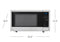 1.8 cu. ft. 1100W Sharp Stainless Steel Countertop Microwave Oven