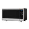 1.8 cu. ft. 1100W Sharp Stainless Steel Countertop Microwave Oven with Black Mirror Door