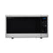 1.8 cu. ft. 1100W Sharp Stainless Steel Countertop Microwave Oven with Black Mirror Door