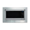1.8 cu. ft. 1100W Sharp Stainless Steel Countertop Microwave Oven with Black Mirror Door