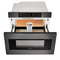 24 In. 1.2 Cu. Ft. 950w Black Stainless Steel Microwave Drawer Oven