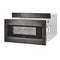 24 In. 1.2 Cu. Ft. 950w Black Stainless Steel Microwave Drawer Oven