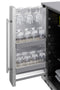 Shallow Depth 24" Wide Outdoor Built-In All-Refrigerator With Slide-Out Storage Compartment