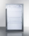 Shallow Depth Indoor/Outdoor Beverage Cooler, ADA Compliant
