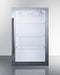 Shallow Depth Indoor/Outdoor Beverage Cooler, ADA Compliant