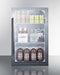 Shallow Depth Indoor/Outdoor Beverage Cooler, ADA Compliant