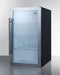 Shallow Depth Indoor/Outdoor Beverage Cooler, ADA Compliant
