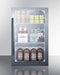 Shallow Depth Indoor/Outdoor Beverage Cooler