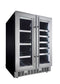 Lorraine 24″ French Door Beverage Centre