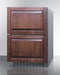 24" Wide 2-Drawer Refrigerator-Freezer