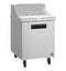 Refrigerator, Single Section Sandwich Prep Table, Stainless Door