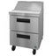 Refrigerator, Single Section Sandwich Prep Table, Stainless Drawers