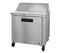 Refrigerator, Single Section Sandwich Prep Table, Stainless Door
