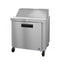 Refrigerator, Single Section Sandwich Prep Table, Stainless Door
