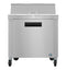 Refrigerator, Single Section Sandwich Prep Table, Stainless Door
