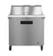 Refrigerator, Single Section Mega Top Prep Table, Stainless Door