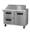 Refrigerator, Two Section Mega Top Prep Table, Drawer/Door Combo