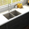 33 In. Anton Undermount Double Bowl Stainless Steel Kitchen Sink With Bottom Grid