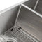 33 In. Anton Undermount Double Bowl Stainless Steel Kitchen Sink With Bottom Grid