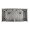 36 In. Anton Undermount Double Bowl Stainless Steel Kitchen Sink With Bottom Grid