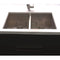 36 In. Anton Undermount Double Bowl Satin Stainless Steel Kitchen Sink With Bottom Grid