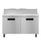 Refrigerator, Two Section Sandwich Prep Table, Stainless Doors