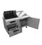 Refrigerator, Two Section Mega Top Prep Table, Drawer/Door Combo