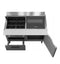 Refrigerator, Two Section Mega Top Prep Table, Drawer/Door Combo