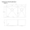 33 In. Chamonix Undermount Double Bowl Stainless Steel Kitchen Sink With Bottom Grid