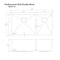 36 In. Chamonix Undermount Double Bowl Stainless Steel Kitchen Sink With Bottom Grid