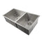 36 In. Chamonix Undermount Double Bowl Stainless Steel Kitchen Sink With Bottom Grid
