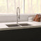 36 In. Chamonix Undermount Double Bowl Satin Stainless Steel Kitchen Sink With Bottom Grid