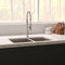 36 In. Chamonix Undermount Double Bowl Satin Stainless Steel Kitchen Sink With Bottom Grid
