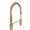Autograph Edition Sierra Pull Down Spring Single Handle Kitchen Faucet In Champagne Bronze