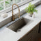 Autograph Edition Sierra Pull Down Spring Single Handle Kitchen Faucet In Champagne Bronze