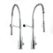 Sierra Pull Down Spring Single Handle Kitchen Faucet In Chrome