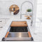 Sierra Pull Down Spring Single Handle Kitchen Faucet In Chrome