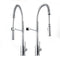 Sierra Pull Down Spring Single Handle Kitchen Faucet In Chrome
