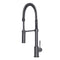 Autograph Edition Sierra Pull Down Spring Single Handle Kitchen Faucet In Matte Black