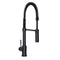 Autograph Edition Sierra Pull Down Spring Single Handle Kitchen Faucet In Matte Black