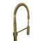Autograph Edition Sierra Pull Down Spring Single Handle Kitchen Faucet In Polished Gold