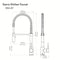 Autograph Edition Sierra Pull Down Spring Single Handle Kitchen Faucet In Brushed Nickel And Champagne Bronze